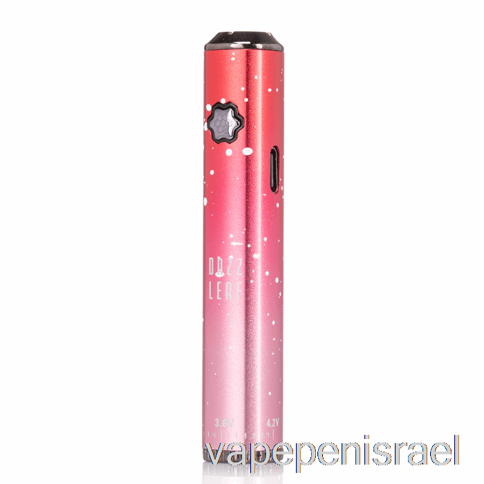 חד פעמי Vape Israel Dazzleaf Squarii תחתון טוויסט 510 סוללה אדום שפריץ